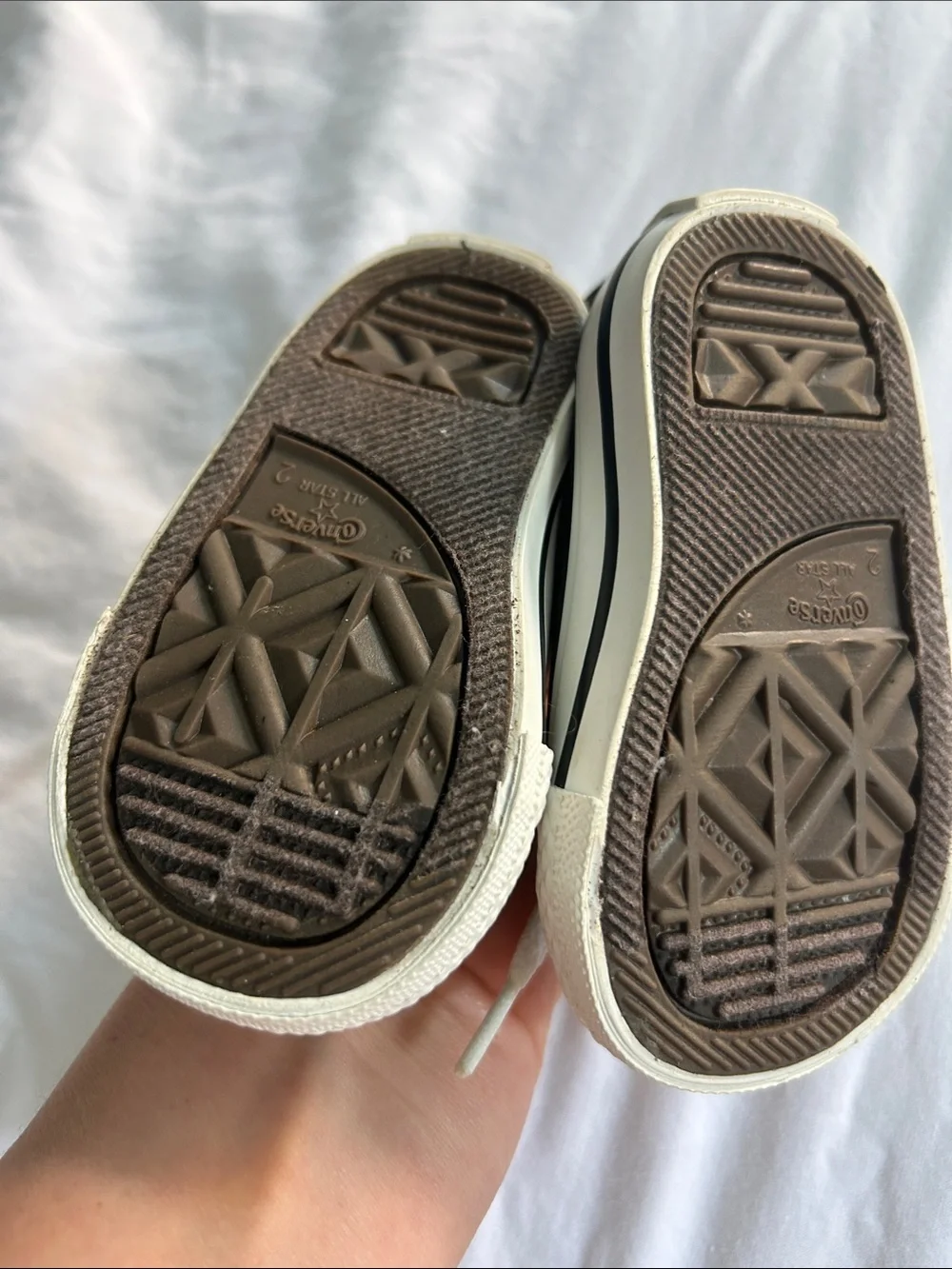 Converse Black and White Baby/Toddler High-Top Sneakers